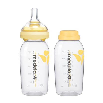 Picture of Calma Breast Milk Feeding Set with 8 oz Bottles